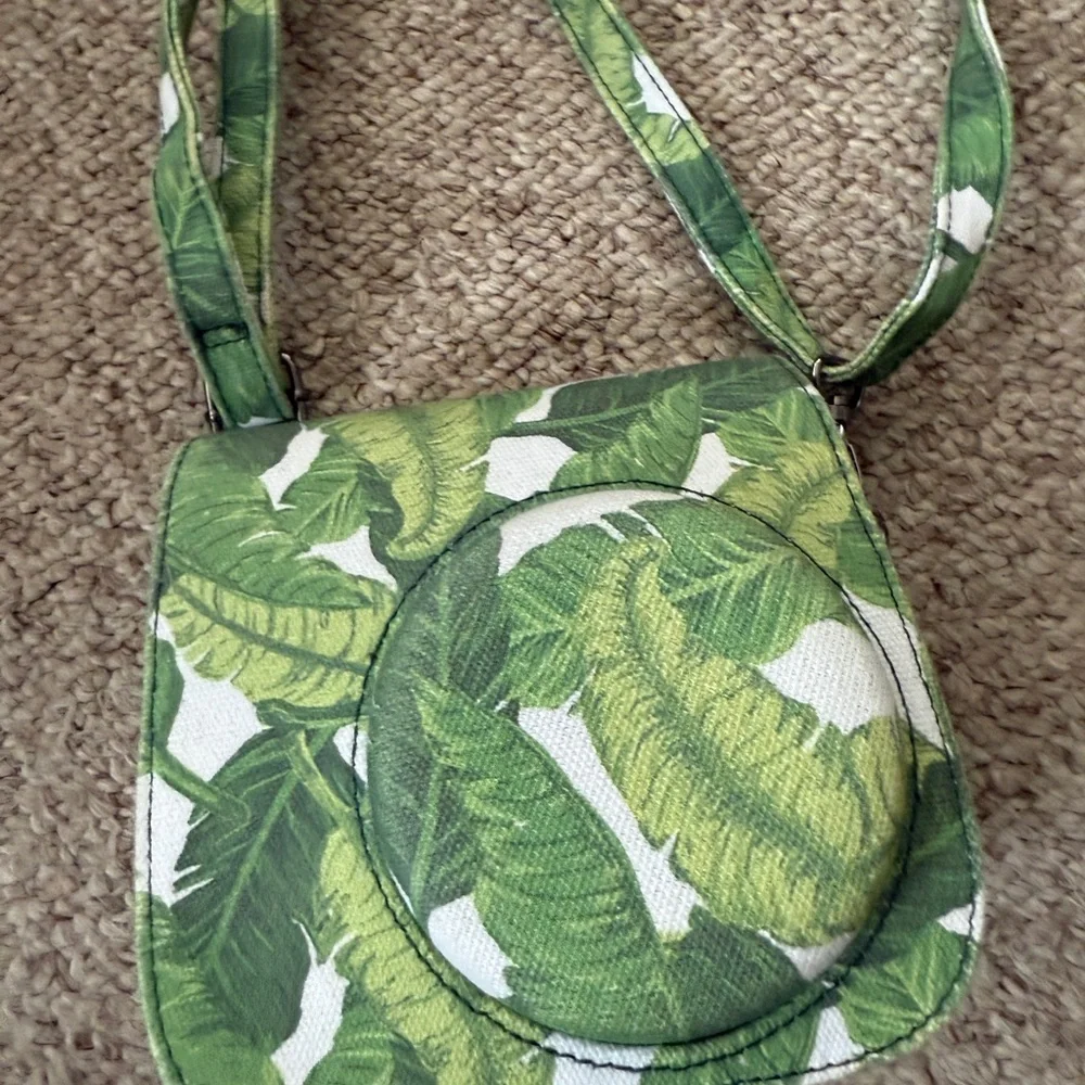 Green Banana Leaf Instax Mini Camera Case